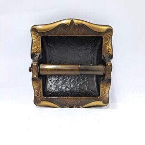 AMEROCK Carriage House Recessed Brass Toilet Paper Holder Vintage